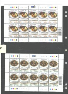 MALTA 2005 EUROPE #1202-1203 1SET=$1.25 / 2 FULL SHEETS=$10.25