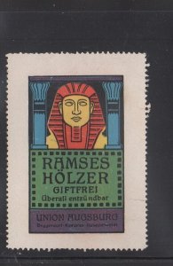 German Advertising Stamp- Ramses Brand Matches