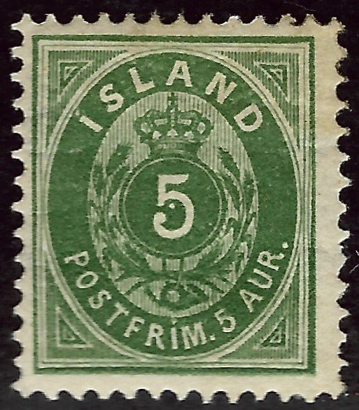 Wonderful Iceland #16 Mint OG F-VF SCV$75...fill a fascinating spot!!