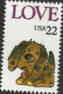 # 2202 MINT NEVER HINGED LOVE PUPPY