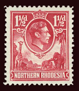 NORTHERN RHODESIA Scott #29 (SG 29) 1938 KGVI unused LH