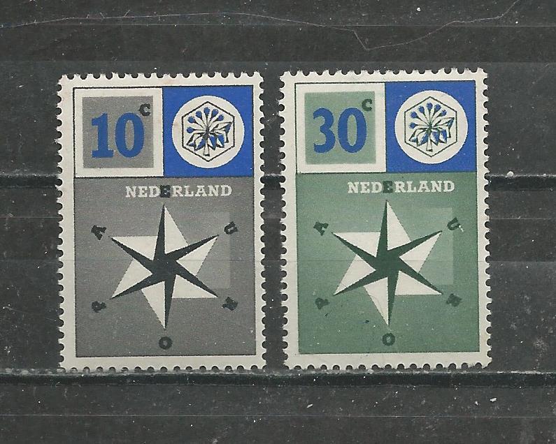 Netherlands Scott catalogue #372-373 Unused HR