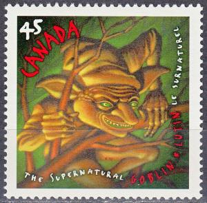 #1668 MNH Canada 45¢ Supernatural - Goblin