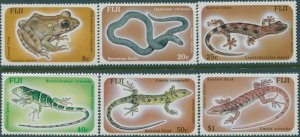 Fiji 1986 SG741-746 Reptiles set MNH