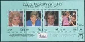 Fiji 1998 SG1015 Princess Diana MS MNH