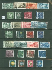 Switzerland #306-21/B154-77  Single (Complete Set)