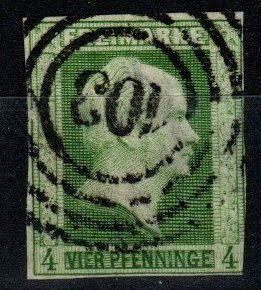 Prussia #1  F-VF Used  CV $72.50 (X1266)