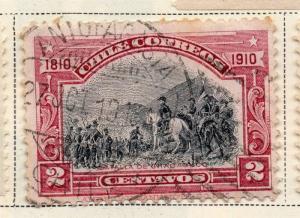 Chile 1910 Early Issue Fine Used 2c. 170823