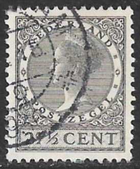 NETHERLANDS 1926-39 27 1/2c Wilhelmina Issue Sc 188 VFU