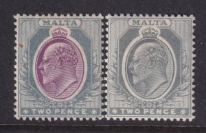 Malta, Scott 33-34 (SG 50-51), MHR