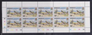 Kiribati Stamps: 1980 Satellite Tracking Set/3; #349-351; Full Sheets/10; MNH