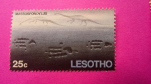 Lesotho 1970 Dinosaur Tracks Scott# 75-79 Complete XF Mint NH Set of 5