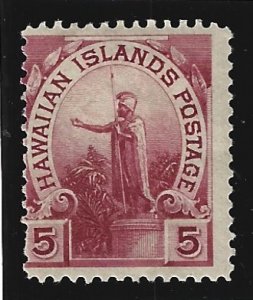 HAWAII Scott #76 Mint 5c Statue 2019 CV $5.00