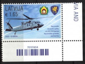 Latvia 2023 Military Aviation Helicopters MNH