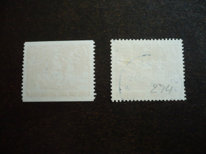 Stamps - Sweden - Scott# 269, 274 - Used Part Set of 2 Stamps