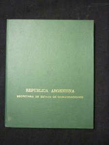 ARGENTINA 1969 UPU DELEGATES PRESENTATION FOLDER