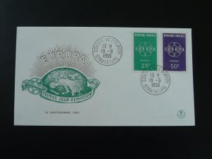 Europa Cept FDC France 1959