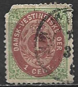 COLLECTION LOT 21680 DANISH WEST INDIES #5 1874 CV+$30