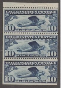 U.S. Scott #C10a Airmail Stamp - Mint NH Booklet Pane