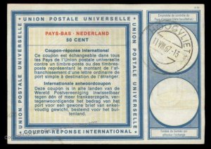 Netherlands International Reply Coupon IRC Post Office USED 99028