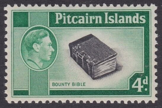 PITCAIRN 1951 GVI 4d Bounty bible MNH.......................................W836