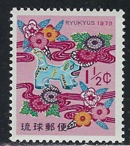 Ryukyu Is 193 MNH 1969 issue (an6801)