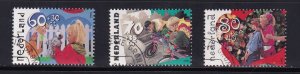 Netherlands  #B659-B661   cancelled  1991  child welfare. children playing