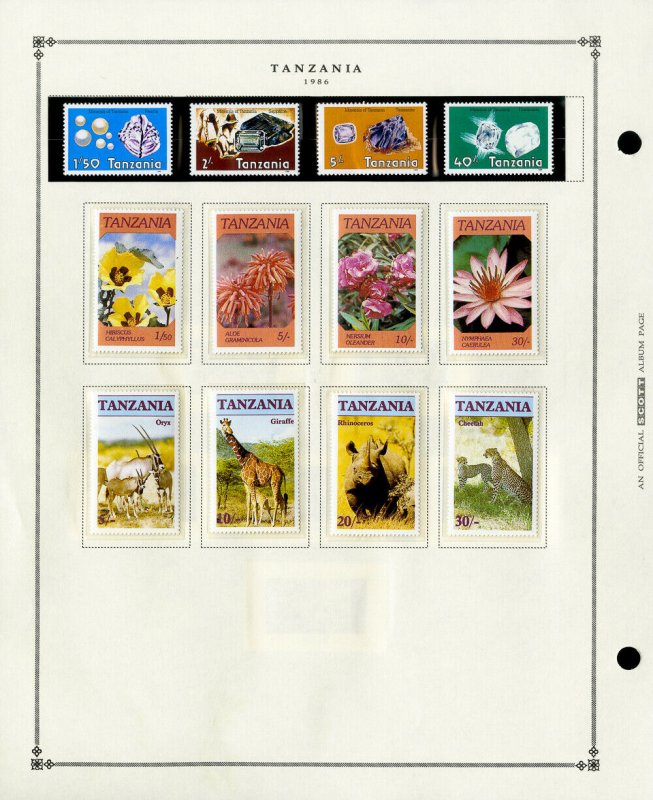 Tanzania Loaded Mostly Mint 1970's to 1990's Popular Stamp Collection