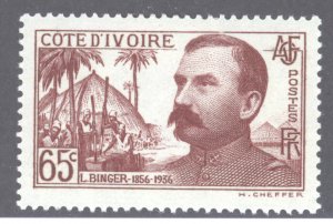 Ivory Coast, Scott #159, MH