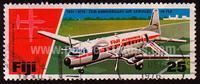 Fiji SG#534 Used - 1976 25c.  - Aircraft, Anniversary