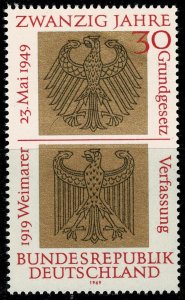 GERMANY 1969 20th ANNIV. GERMAN FEDERAL REP. SG1487 MINT (NH) SUPERB