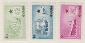 Ghana Scott #14-15-16 Stamp - Mint Set