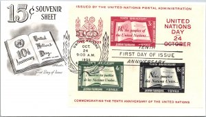 United Nations, New York, Worldwide First Day Cover