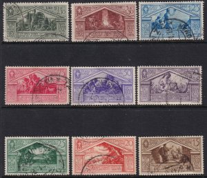 Italy Sc# 248/ 256 Bimillenary of the Birth of Virgil 1930 Used set CV $1,284.00