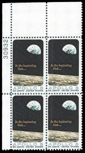 PCBstamps   US #1371 PB 24c(4x6c)Apollo 8, 30932, MNH, (PB-1)