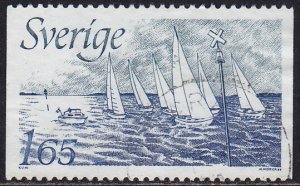 Sweden - 1982 - Scott #1412 - used - Sailboats