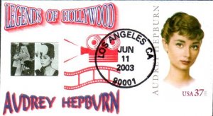 #3786 Audrey Hepburn Mini Special FDC