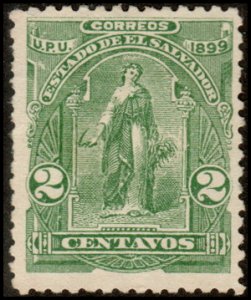 El Salvador 200 - Unused-NG - 2c Ceres (1899)