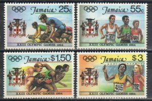 Jamaica Stamp 577-580  - 84 Summer Olympics