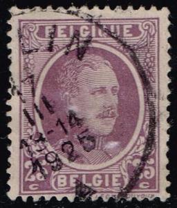 Belgium #158 King Albert I; Used (0.25)