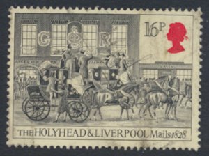 Great Britain  SG 1261  SC# 1065 Mail Coaches   Used see detail and scan