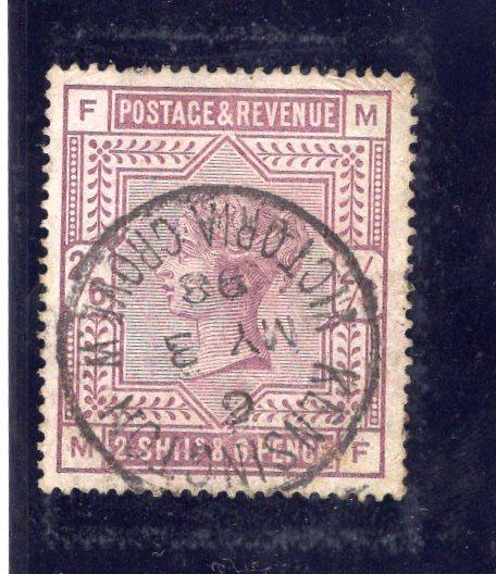 QV 1883-84 SG 179 2/-6d  Deep Lilac VFU