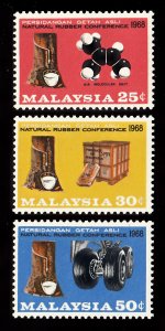 Malaysia Scott #53-55 MH