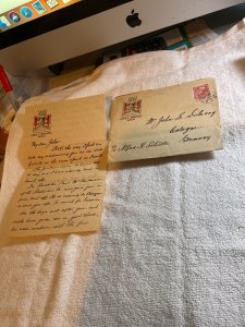 HOTEL BRISTOL,VIENA,AUSTRIA.1908..COVER & LETTER.TO. COLOGNE.GERMANY