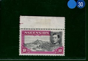ASCENSION KGVI Stamp SG.47b 10s p13 Superb UM MNH Marginal 1944 Cat £48+ BBLUE30