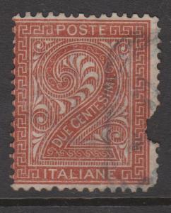 Italy Sc#25 Used Fault
