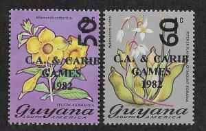 GUYANA SC# 545-46  FVF/MOG