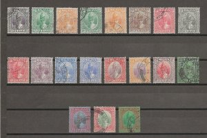 MALAYA/PERAK 1938 SG 103/21 USED Cat £700