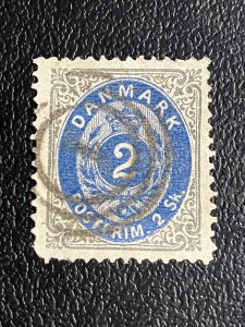 Denmark Scott 16 Used