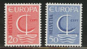 Switzerland Scott 477-478 MH*  1966 Europa set